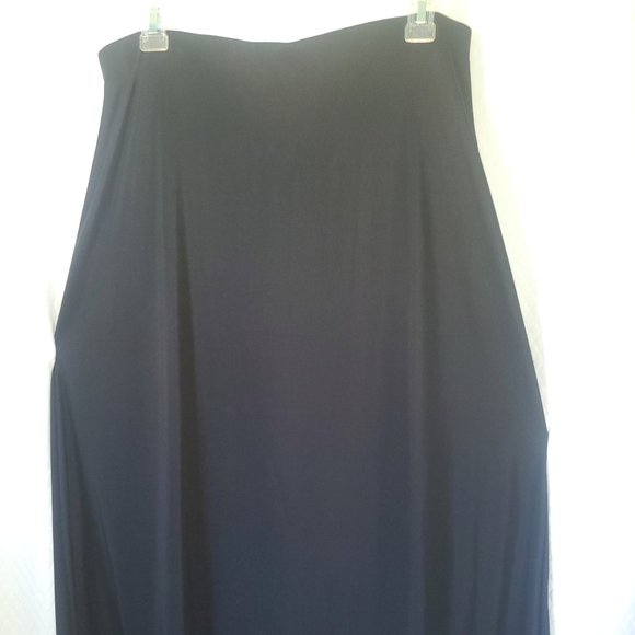 Briggs Petite - Long Black Skirt 16-Button - Sz PL - Picture 2 of 4